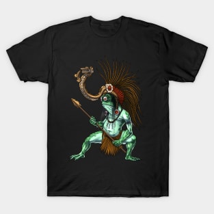 Aztec Warrior Deity Cueyatl T-Shirt